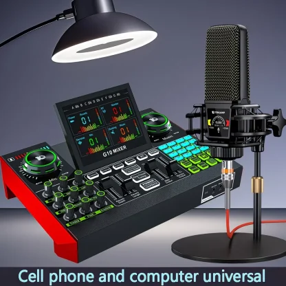 Tenlamp G10 PKPRO- Audio Interface Mixer Sound Card