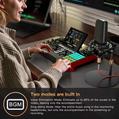 Tenlamp G10 PKPRO- Audio Interface Mixer Sound Card - Image 5