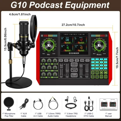 Tenlamp G10 Equipment Bundle with 3.5mm Bluetooth Console